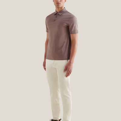 Peckham Rye Mercerised Cotton Iron Polo Shirt