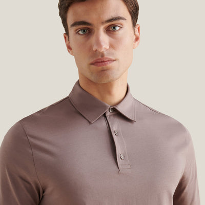 Peckham Rye Mercerised Cotton Iron Polo Shirt