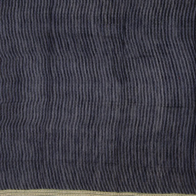 Sage Green Handwoven Printed Tussar Silk Saree-Sage Green
