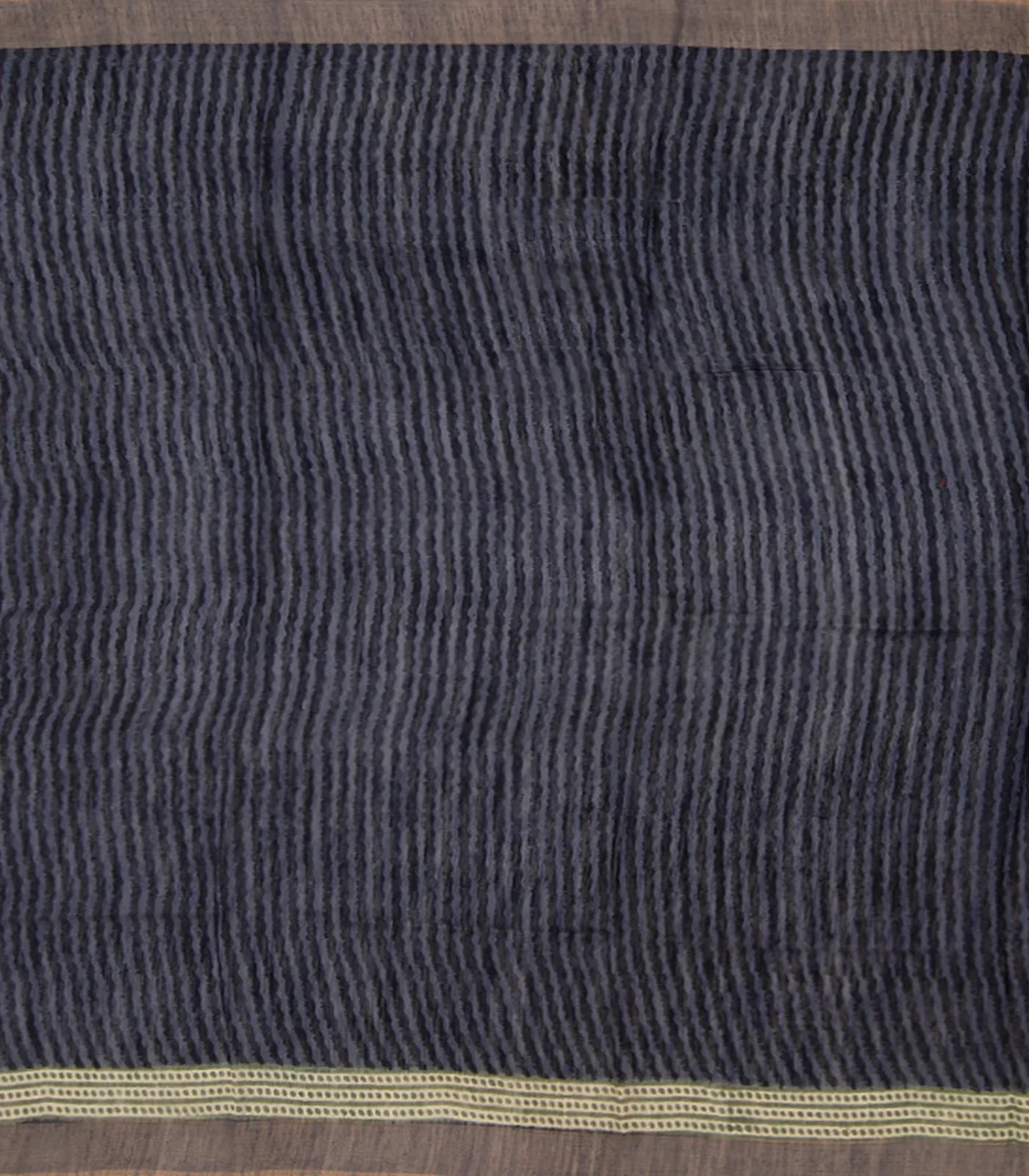 Sage Green Handwoven Printed Tussar Silk Saree-Sage Green