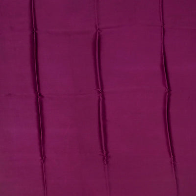 Taupe Handwoven Satin Silk Saree With Printed Floral Motifs -Taupe