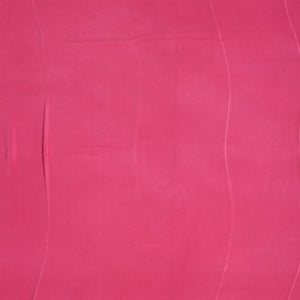 White Handwoven Crepe Silk Saree With Pink Printed Floral Motifs -White