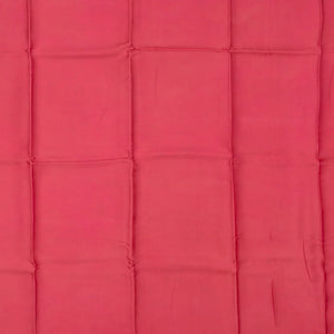 Pink Handwoven Satin Silk Saree With Printed Floral Motifs -Pink