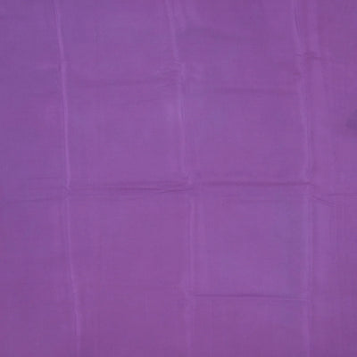 Lavender Woven Chiffon Silk Saree With Printed Floral Motifs-Lavander