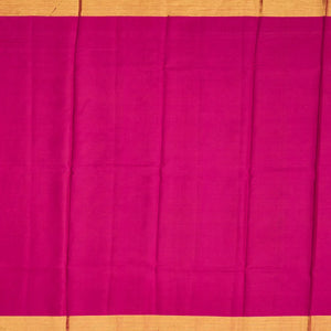 Steel Blue Handloom Kanchipuram Silk Saree With Printed Peacock Motifs-Steel Blue