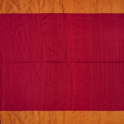 Yellow Handwoven Bandhani Silk Saree With Diamond Motifs-Yellow