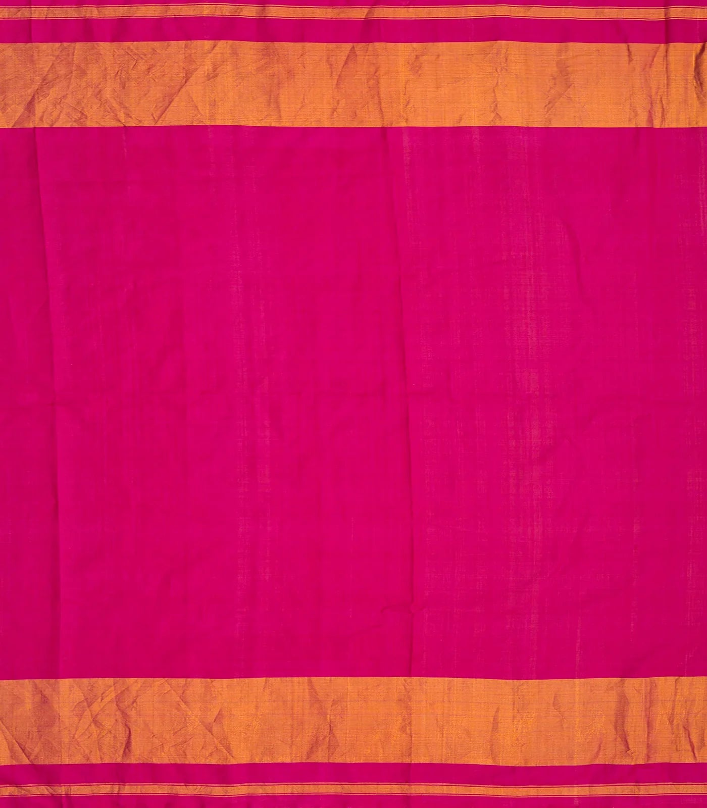 Yellow Handwoven Bandhani Silk Saree With Chevron Motifs-Yellow