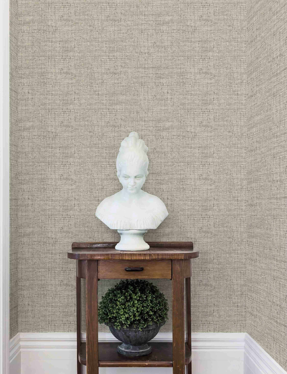 Papyrus Faux Grasscloth Peel + Stick Wallpaper