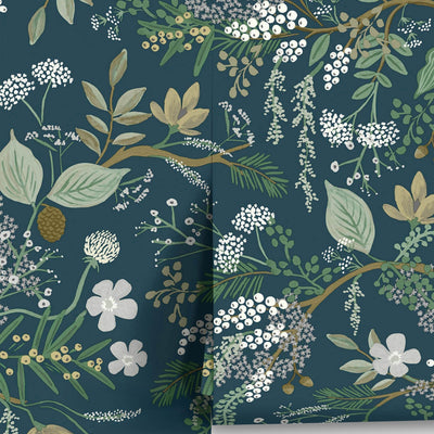 Juniper Forest Premium Peel + Stick Wallpaper by Rifle Paper Co.