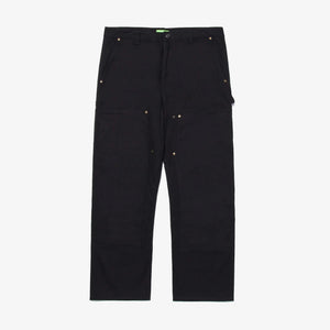 HUF | GILMAN DOUBLE KNEE PANT  { BLACK