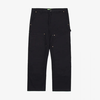HUF | GILMAN DOUBLE KNEE PANT  { BLACK