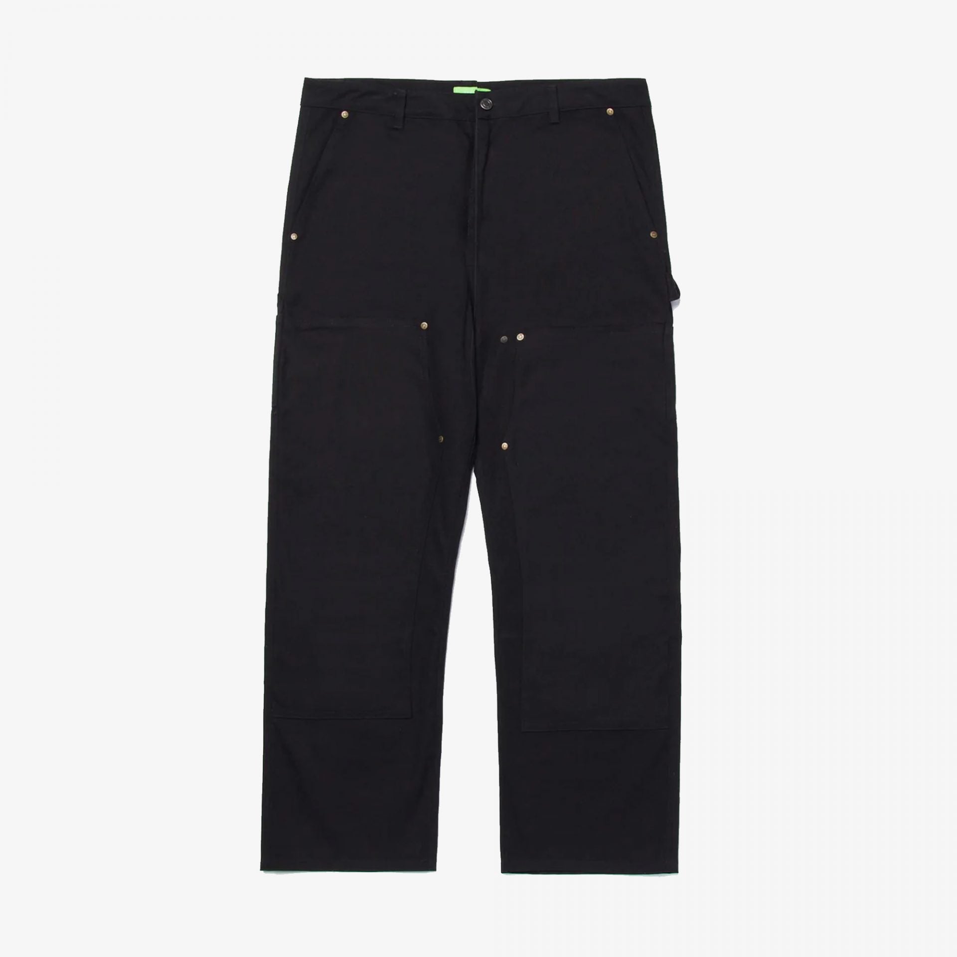 HUF | GILMAN DOUBLE KNEE PANT  { BLACK