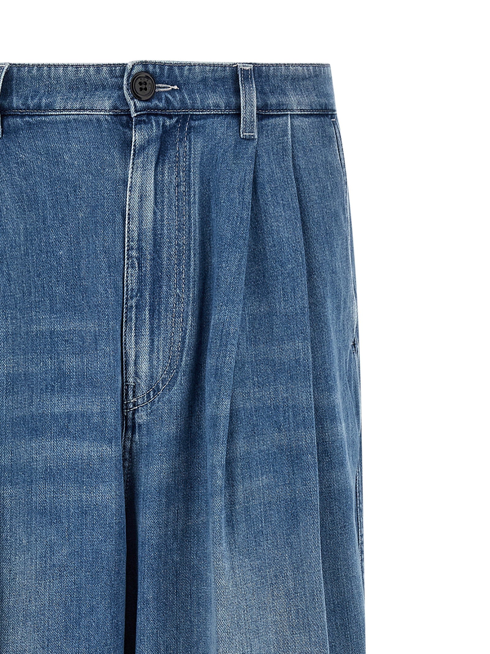 Marni Double Pleated Jeans