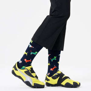 Happy Socks Unisex Puppy Love Crew Length Socks for Women and Men