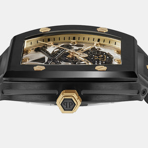 $kull Men Automatic Grey Dial Analog Silicone Watch PWBAA0521