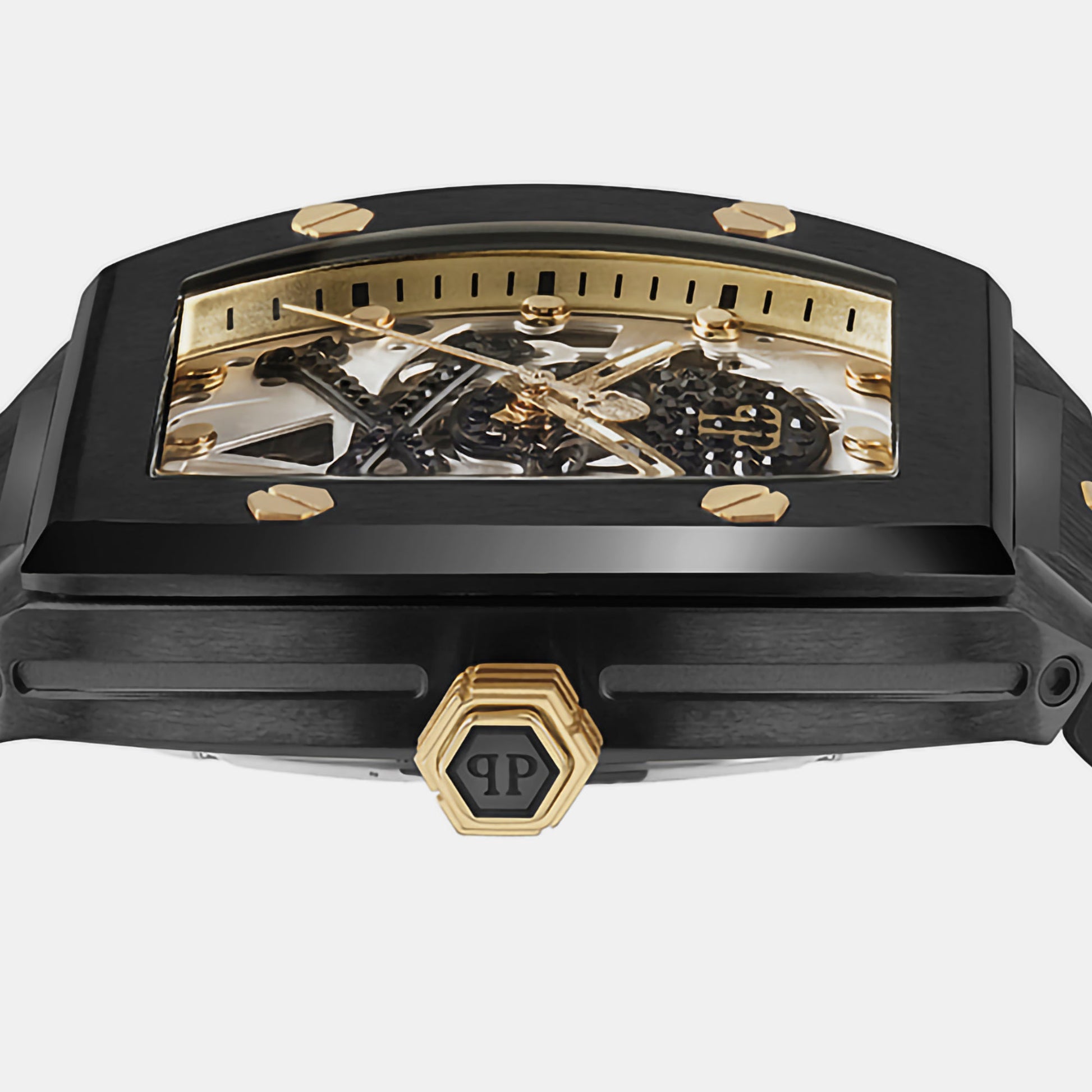 $kull Men Automatic Grey Dial Analog Silicone Watch PWBAA0521