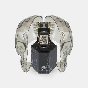 $kull Men Automatic Grey Dial Analog Silicone Watch PWBAA0521