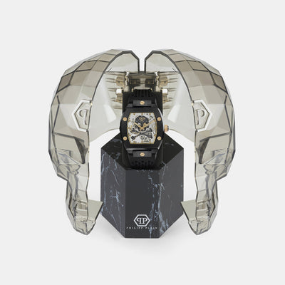 $kull Men Automatic Grey Dial Analog Silicone Watch PWBAA0521