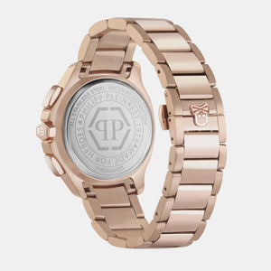 High-Iconic Men Quartz Brown Dial Chronograph Stainless Steel Watch PWSAA0623