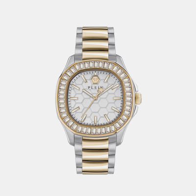 High-Iconic Women Quartz Silver Dial Analog Stainless Steel Watch PWTAA0523