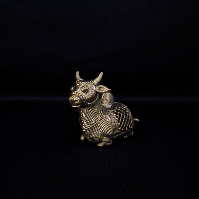 Handmade Dhokra Nandi Bull