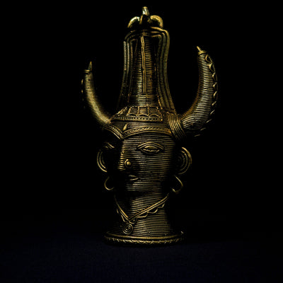 Handmade Dhokra Koya Mask