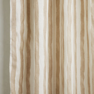Painterly Stripe Linen Curtain Panel by Sarah Sherman Samuel