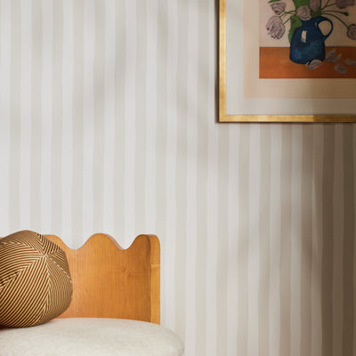 Painterly Stripe Wallpaper by Sarah Sherman Samuel