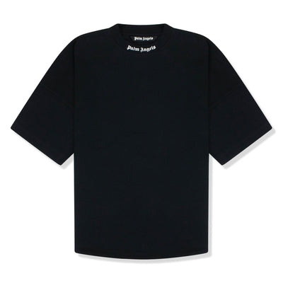 Palm Angels Logo Collar Back Black Oversized T Shirt