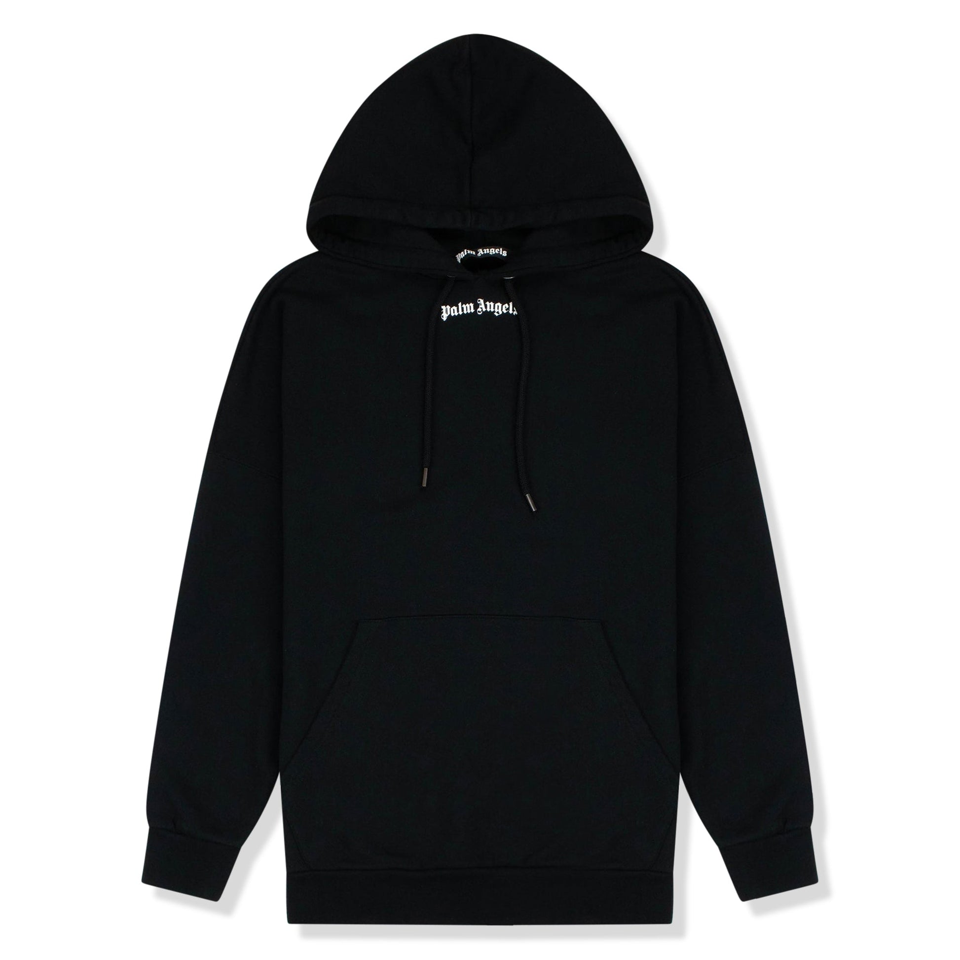Palm Angels Over The Head Logo Black Hoodie