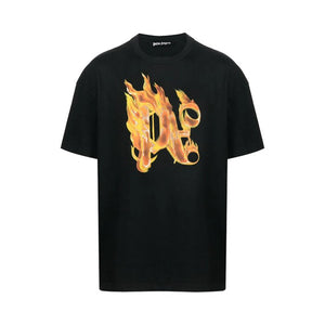 Palm Angels Burning monogram-print T-shirt
