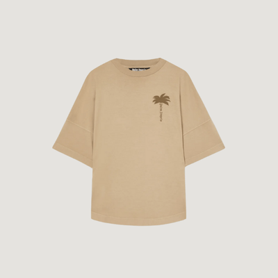 Palm Angels Palms Over T-shirt Beige