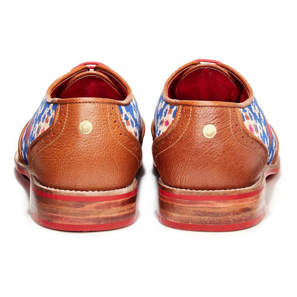 Patola Brogues Men – Cobalt