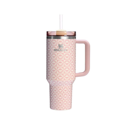 Stanley Quencher H2.0 Flowstate™ Tumbler | 40 OZ Peach Whip Sunflower