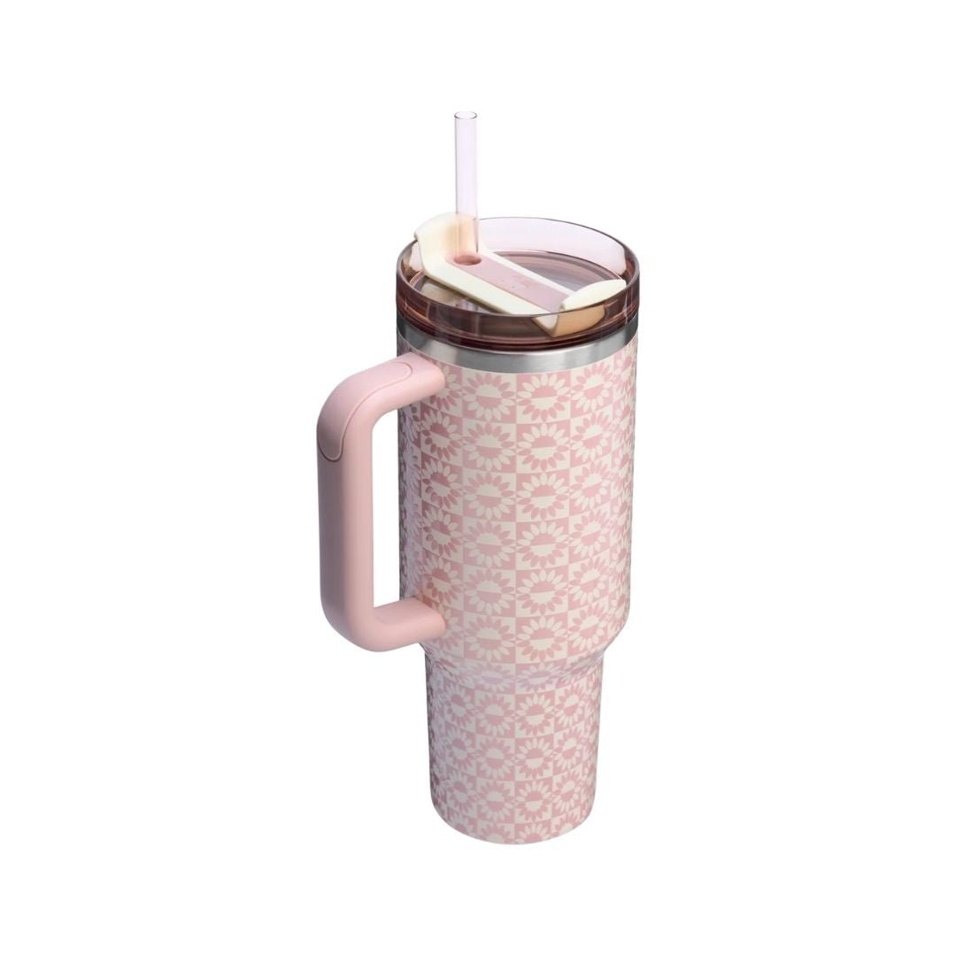 Stanley Quencher H2.0 Flowstate™ Tumbler | 40 OZ Peach Whip Sunflower