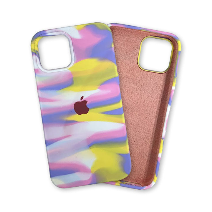 iPhone 12 & 12 Pro Water Silicone Case -  Purpule Dragon