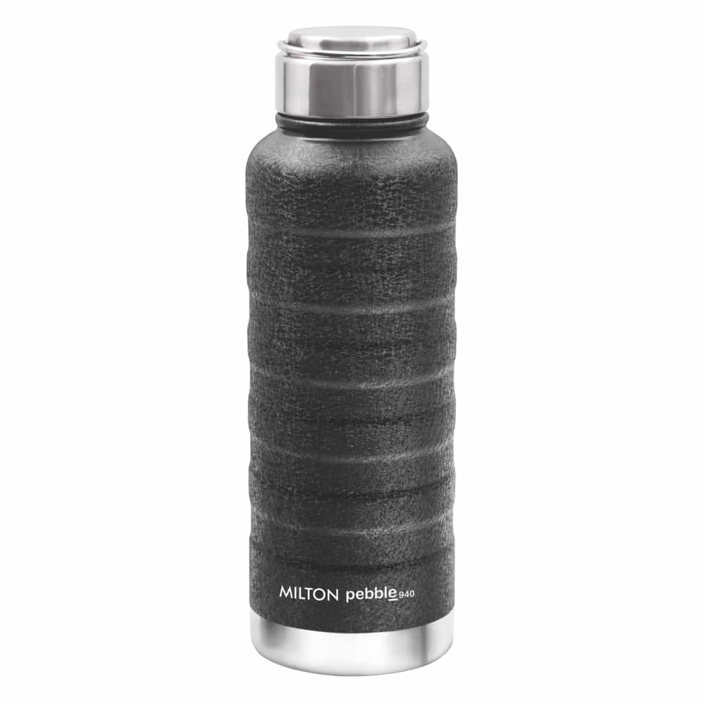 Pebble With Steel Lid Thermosteel Bottle (Milton)