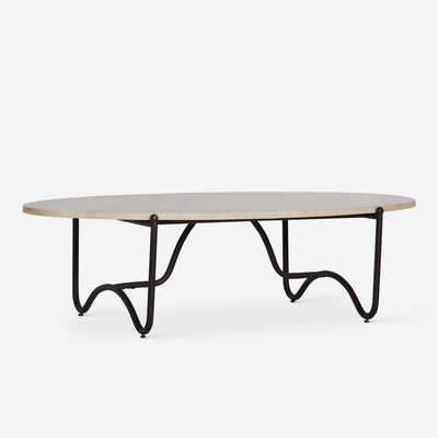 Peggy Outdoor Oval Coffee Table by Sarah Sherman Samuel
