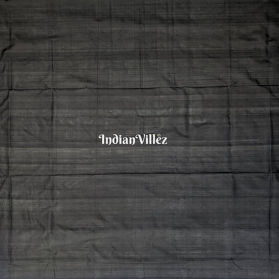 Black Red 5 Kothi Bada Pasapali Sambalpuri Silk Saree