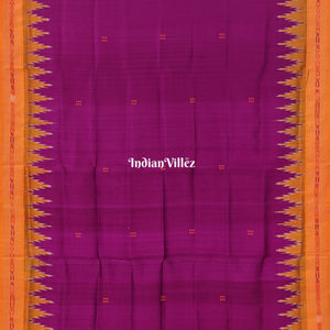 Purple Odisha Handloom Silk Dupatta