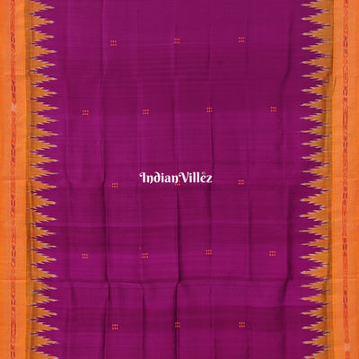 Purple Odisha Handloom Silk Dupatta