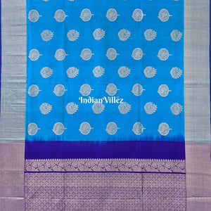 Sky Blue Venkatagiri Silk Pattu Saree