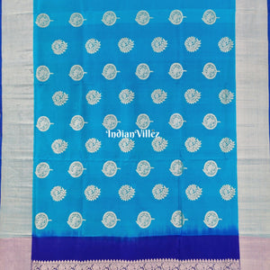 Sky Blue Venkatagiri Silk Pattu Saree