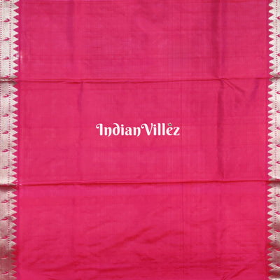 Maroon & Pink Venkatagiri Silk Saree