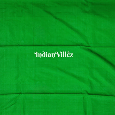 Pink & Green Venkatagiri Silk Saree