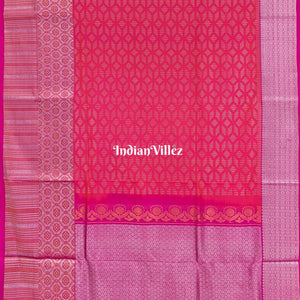 Imperial Orange Venkatagiri Silk Saree