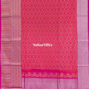 Imperial Orange Venkatagiri Silk Saree