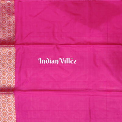 Imperial Orange Venkatagiri Silk Saree