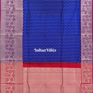 Royal Blue Venkatagiri Silk Handloom Saree