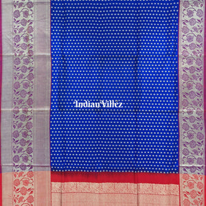 Royal Blue Venkatagiri Silk Handloom Saree